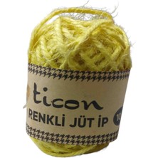 Ticon Renkli Jüt Ip 10 Metre Sarı