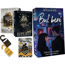 İndigo Kitap Misafir Karton Kapak ve Bul Beni 2 Karton Kapak (Beyza Alkoç) 2'li Set