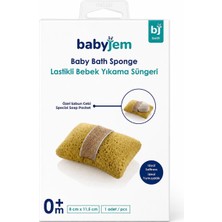 Babyjem Lastikli Bebek Yıkama Süngeri 0+ Ay