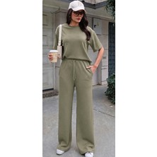 Esra Butik 3 Renk Kadın Ikili Takım Salaş Oversize Günlük Kombin