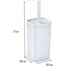 Norino Wc Fırçası & Tuvalet Fırçası Beyaz 2 Parça