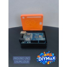 Dıymax Kapaklı Arduino Uno Kutusu | Koruyucu Plastik Kutu | Elektronik Proje Organizeri