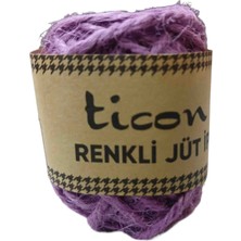 Ticon Renkli Jüt Ip 10 Metre Mor