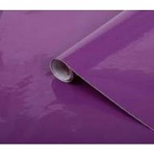 Parlak Mor Yapışkanlı Kaplama Folyosu 75 cm x 4 mt