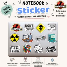 Sb Store Çok Renkli Gamer Oyuncu Temalı Sticker 5cm Notebook Tablet Etiketi Model 12