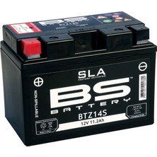 BS Battery Bs BTZ14S Sla 2020-2024 Triumph Tiger 900 Rally Pro Uyumlu Akü Jel Akü