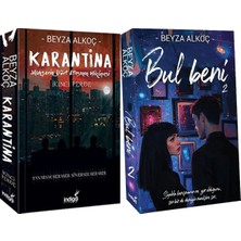 İndigo Kitap Karantina 2 Karton Kapak ve Bul Beni 2 Karton Kapak (Beyza Alkoç) 2'li Set