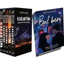 İndigo Kitap Karantina Serisi Seti-5 Kitap Takım- Ciltli Kutulu ve Bul Beni 2 Ciltli (Beyza Alkoç) 2'li Set