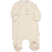 Bistyle Tulum Kadife I Love Daddy 15125 Açık Bej