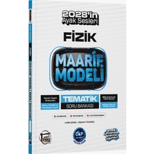 Çap Yayınları 2028 YKS TYT AYT Fizik Ders Platosu Maarif Modeli Tematik Soru Bankası Üniversite Hazırlık