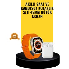 Watch 9 Max Akıllı Saat Sesli Görüşme Özellikli Kulaklık Seti Nemere
