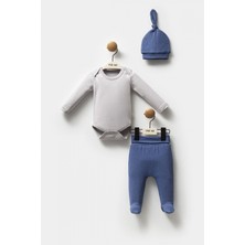 Moi Noi Şapkalı Badi Pantolon MNB5320 Navy Blue
