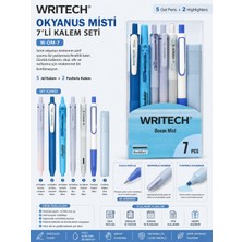 Writech W-Om-7 Okyanus Misti Kalem Seti Mavi 7’li Paket