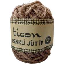 Ticon Renkli Jüt Ip 10 Metre Kahverengi