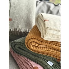 Taraaura %100 Pamuk Örgü Koltuk & Yatak Örtüsü | Çok Amaçlı Premium Throw