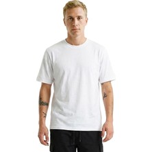 Sportive Bane Erkek Beyaz Günlük Stil T-Shirt 26YE0017-KBYZ