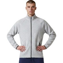 Sportive Elio Full-Zip Erkek Gri Günlük Stil Eşofman Üstü 26YE0001-KML