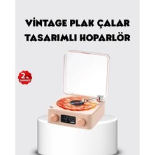 Bluetooth Hoparlörlü Gece Lambası Dijital Saatli Şeffaf Su Dalgası Işıklı Dekoratif Nemere