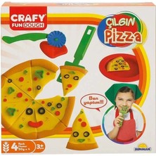 Beruflic Crafy Çılgın Pizza Oyun Hamuru Seti 200 G 10 Parça
