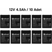 Solinved 12V 4.5AH Kuru Tip Akü (10ADET)