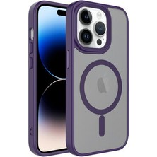 iPhone 13 Pro Kılıf Şık Tasarımlı Wireless Şarj Özellikli Treno Magsafe Kapak