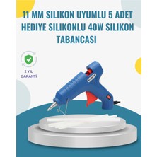 Sayarmarkt 5 Silikon Hediyeli 40W Sıcak Silikon Tabancası Pratik Güçlü Kullanım