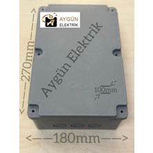 Aygün Elektrik 270X180X100MM Sıva Üstü Termoplastik Buat IP65
