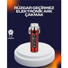 Sayarmarkt Rüzgar Geçirmez Elektrikli Çakmak Hayatta Kalma Tasarımlı