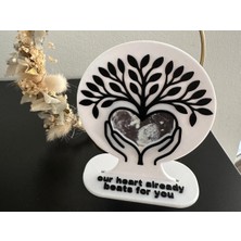 DU&ER Pregnant Baby Shower Keepsake Frame – Hamilelik Anı & Bebek Hatıra Dekor Çerçevesi