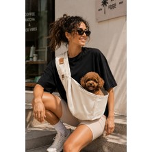 Salya Store Köpek Ana Kucağı Taşıma Çantası, Ayarlanabilir Askı, 0-6kg Köpekler Için