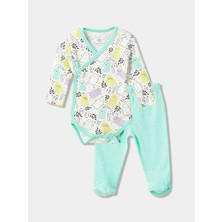 Luggi Baby Uzun Kollu Kız Bebek Jakarlı Takım