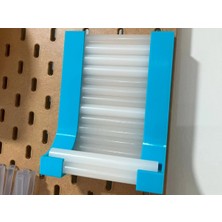 DU&ER Skadis Uyumlu Sıcak Tutkal Çubuk Tutucu – Pegboard Organizer Aparatı