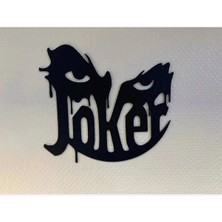 DU&ER Joker Temalı Duvar Süsü – Dekoratif Duvar Aksesuarı – Modern Sanat Objesi