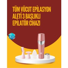 Sayarmarkt Acısız ve Hassas Tüy Temizleme Cihazı – 3 Başlıklı