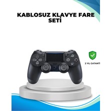 Sayarmarkt Kablosuz Ps4 Oyun Kolu Çift Motor Titreşimli Uzun Bataryalı