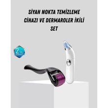Sayarmarkt Dermaroller ve Vakumlu Siyah Nokta Temizleme Cihazı 2’li Cilt Bakım Seti