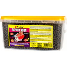 Tropical Flower Horn Adult Pellet 100GR (Açık) Yem Kilitli Poşette Gönderileektir.   Skt: 01/2029