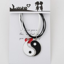 Zuum 2 Li Yin Yang Siyah Beyaz Ip Bileklik , Arkadaş Bileklik , Best Friends