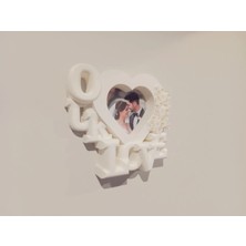 DU&ER Valentine Temalı Fotoğraf Çerçevesi – Romantik Dekor Görseli