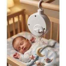 Sayarmarkt Pratik Bebek Uyutucu Müzikli Mekanik Müzik Kutusu Asılabilir Bebek Aksesuarı