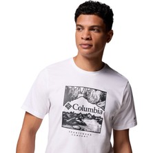 Columbia Seasonal Logo Organik Pamuk Erkek T-Shirt
