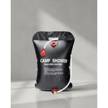 Shoppingfestr Solar Kamp Duşu 20 Litre Taşınabilir Şeffaf Su Seviyeli Dış Mekan Duş Sistemi