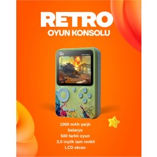 Sayarmarkt 500 Oyun Hafızalı G5 Game Box – Renkli LCD Ekranlı