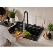 Hazeland Aquanest 7 Tuşlu Akıllı Evye Smart Evye Akıllı Mutfak Evyesi Smart Sink