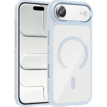 Apple iPhone 17 Air Kılıf M-Safe Şarj Özellikli Metal Kamera Çerçeveli Zore Tiko Kapak