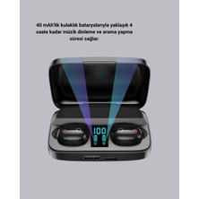 Tws A10S Bluetooth 5.0 Kulaklık Powerbank Şarj Kutulu Mini Tasarım