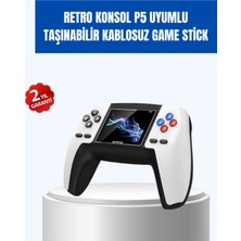 Sayarmarkt 520 Oyunlu Taşınabilir Retro Oyun Konsolu | P5 Gamepad