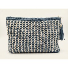Meya Design Modern Desenli El Yapımı Clutch Çanta – Günlük ve Şık Kadın Çantası
