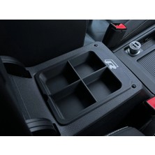 DU&ER 🚗 Uyumlu Vw Golf R Mk7 Kol Dayama Organizer – Orta Konsol Bölmeli Iç Düzenleyici (Armrest Compartment Insert)
