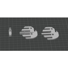 DU&ER 🚗 Peugeot 206 Uyumlu Iç Havalandırma Izgarası – Dashboard Vent Yedek Parça Seti